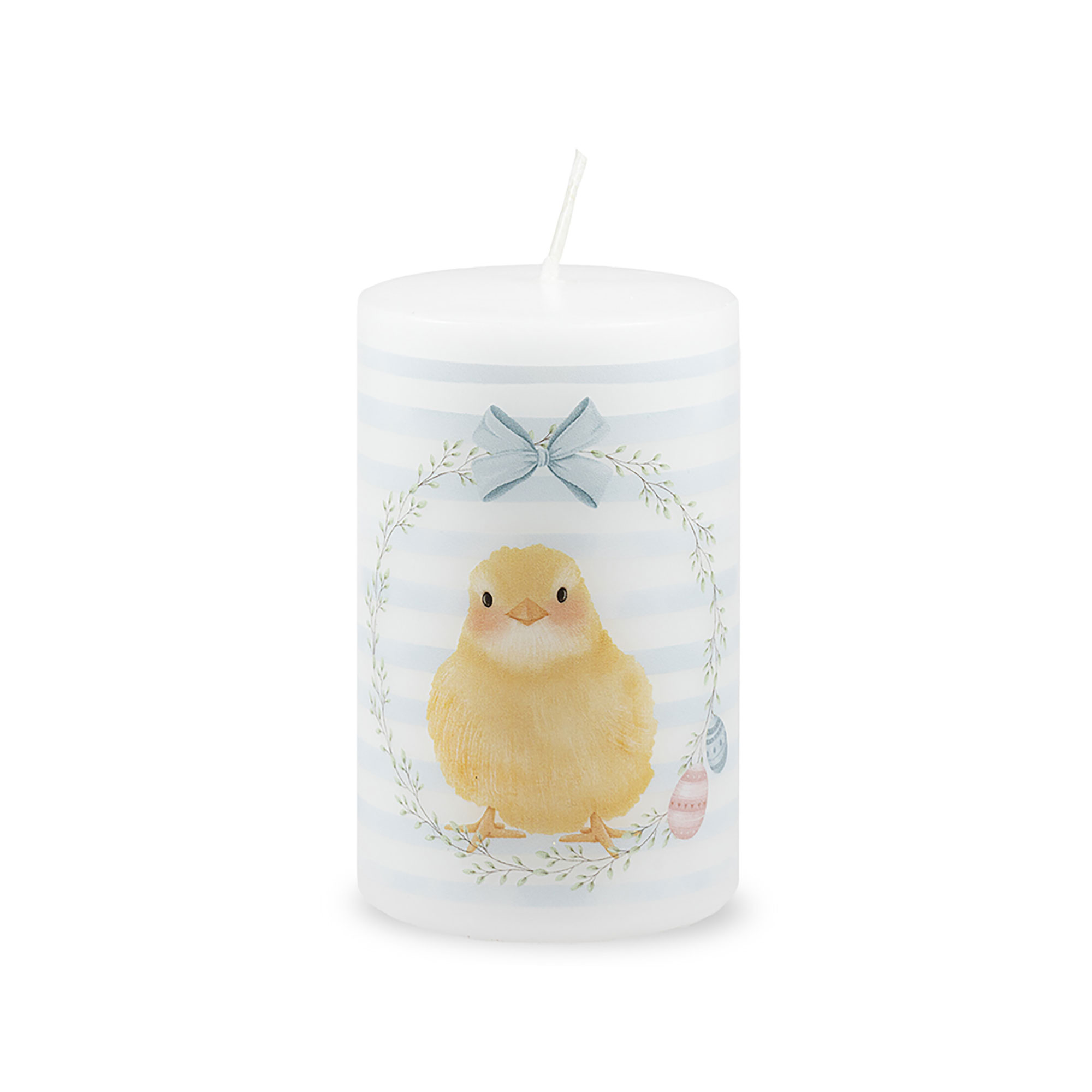 Osterkerze Küken_Streifen