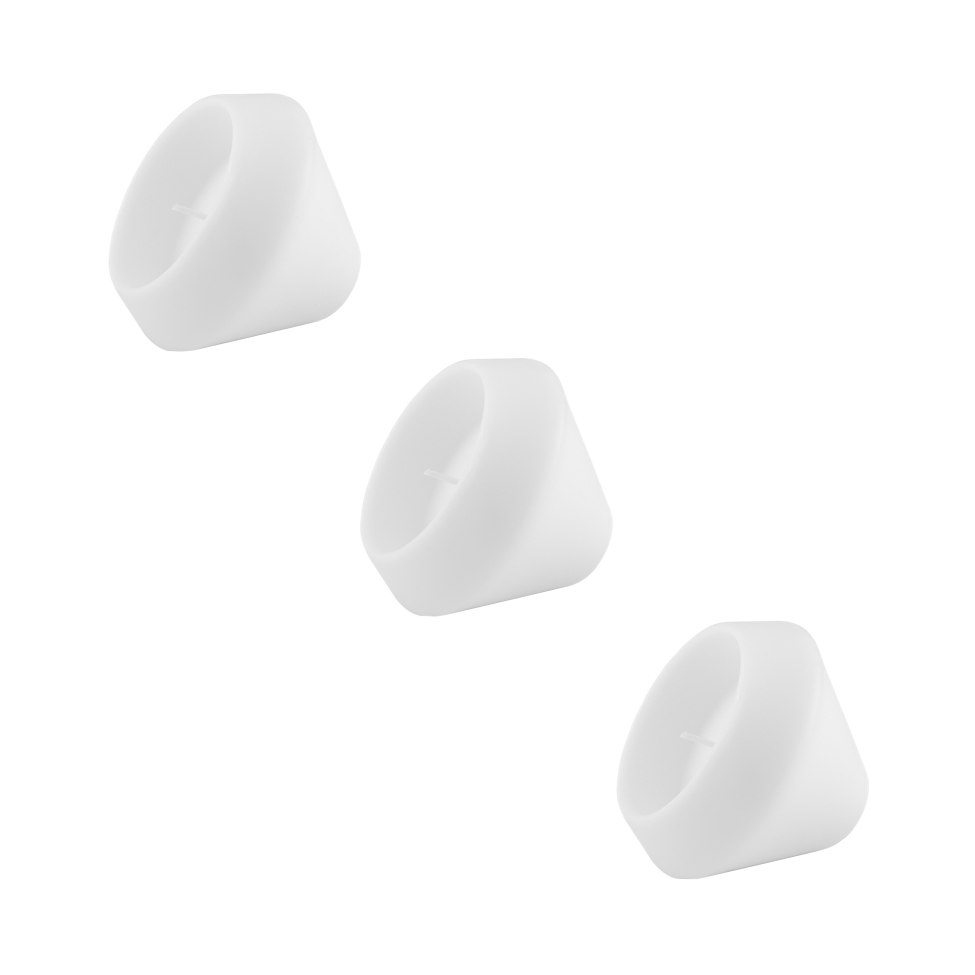 Schwimmkerze Weiß 3-er Set