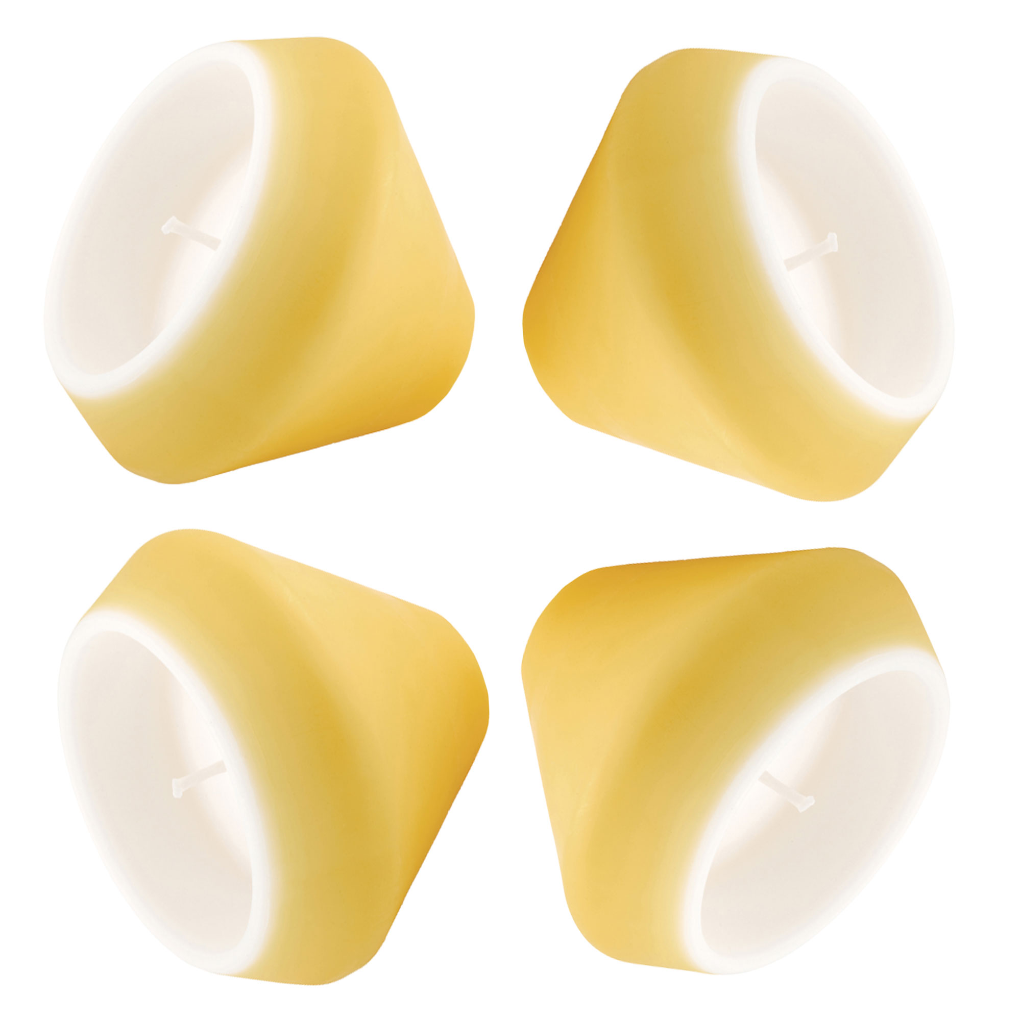 Vorteilspack 4x XXL Schwimmkerze gelb